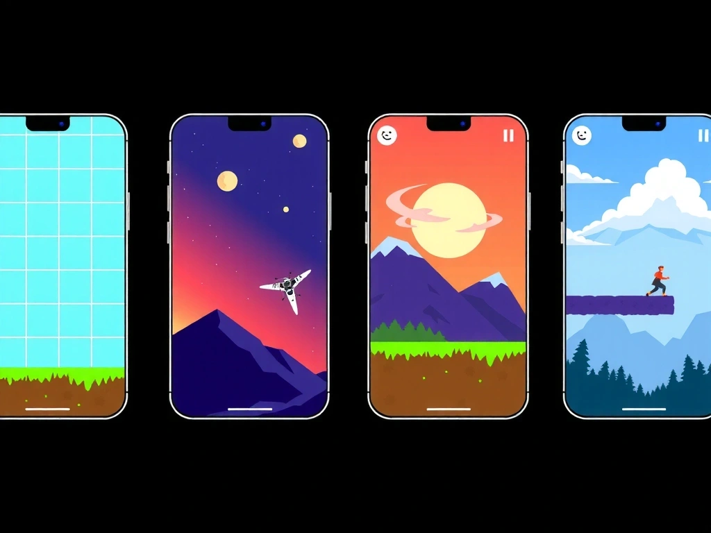 A curated collage showcasing the diversity of games in the Clickeno Pro catalog